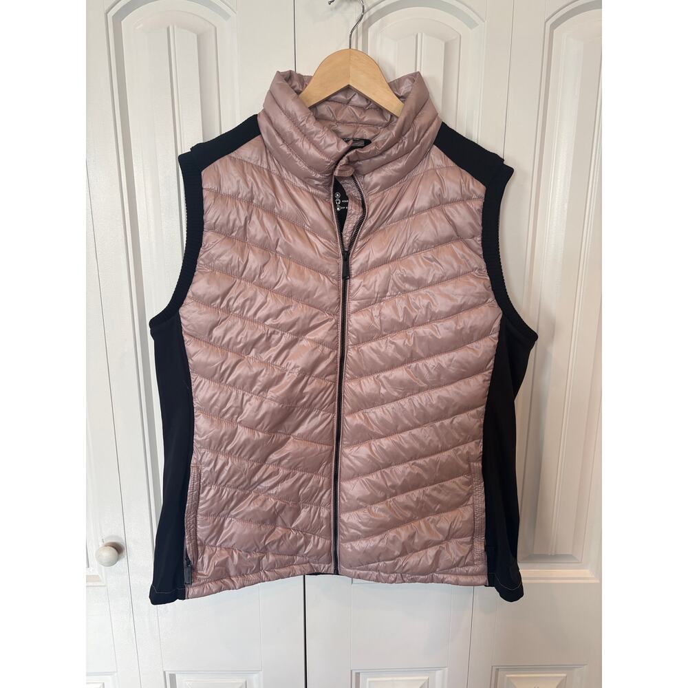 Calvin Klein‎ Performance Pink Metallic Puffer Vest Size 2X